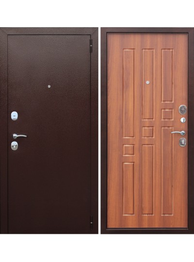 Дверь металлическая Гарда Рустикальный дуб 8 мм