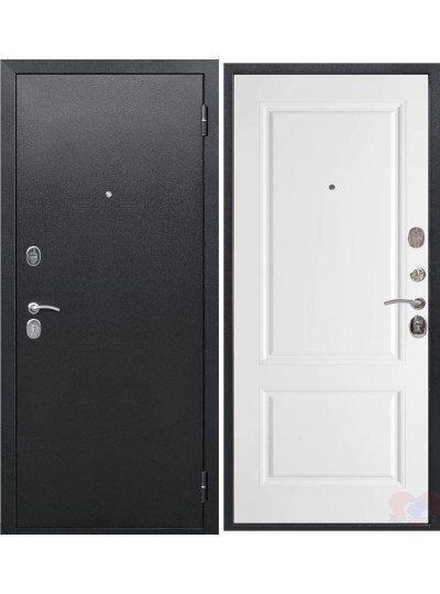 Дверь Гарда Серебро Эмаль Белая 3К 7,5 см