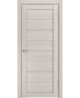 Дверь ЛУ-7 (Капучино) Стекло белое