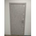 Дверь VS Line Бетон серый глухая с алюминиевой кромкой