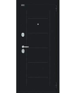 Дверь Граффити-5 (117.Г5) Букле черное/Snow Art