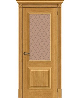 Дверь Вуд Классик-13 Natur Oak Bronze Сrystal