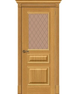 Дверь Вуд Классик-15.1 Natur Oak Bronze Сrystal