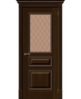 Дверь Вуд Классик-15.1 Golden Oak Bronze Сrystal