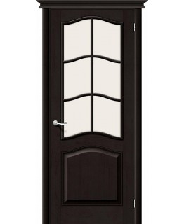 Дверь М7 Т-06 (Темный Лак) Сатинато
