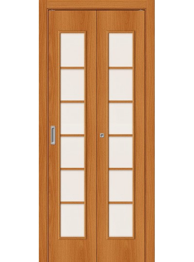 Дверь 2С Л-12 (МиланОрех) Сатинато