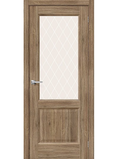 Дверь Неоклассик-33 Original Oak White Сrystal