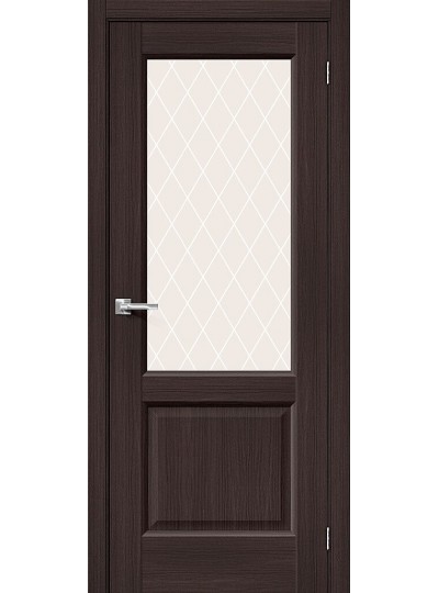 Дверь Неоклассик-33 Wenge Melinga White Сrystal