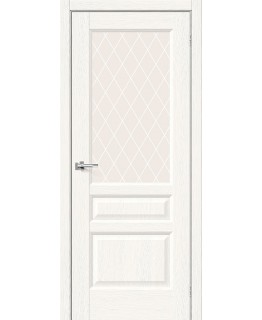 Дверь Неоклассик-35 White Wood White Сrystal
