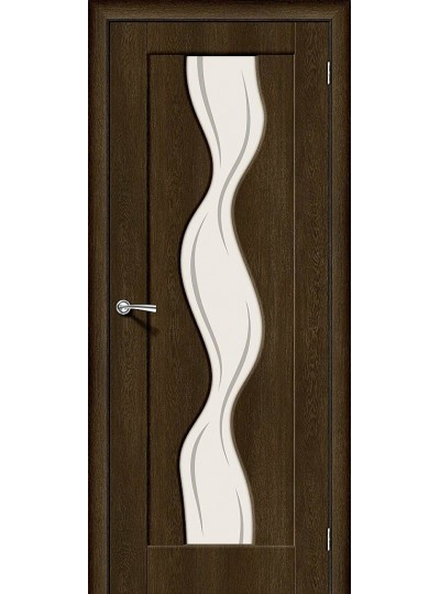 Дверь Вираж-2 Dark Barnwood Art Glass