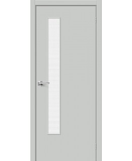 Дверь Браво-9 Grey Pro Wired Glass 12,5