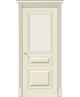 Дверь Вуд Классик-15.1 Ivory White Сrystal