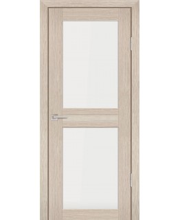 Дверь PS-04 Капучино Мелинга со стеклом