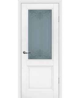 Дверь PSC-27 Белый со стеклом