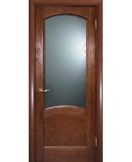 Дверь Вайт 01 Дуб со стеклом