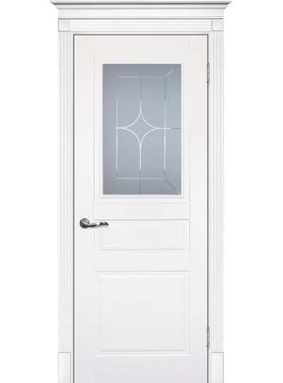 Дверь Смальта 01 Белый ral 9003