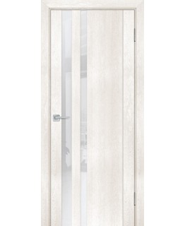 Дверь PSN-12 Бьянко антико со стеклом