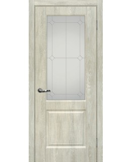 Дверь Версаль-1 Дуб седой со стеклом