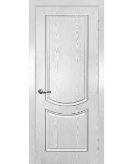Дверь Сиена-3 патина белый серебро контур патина серебро