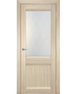 Дверь ТЕХНО-702 Капучино со стеклом
