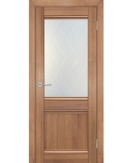 Дверь ТЕХНО-702 Миндаль со стеклом