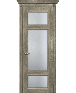 Дверь Тоскана-3 Гриджио со стеклом