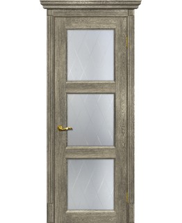 Дверь Тоскана-4 Гриджио со стеклом