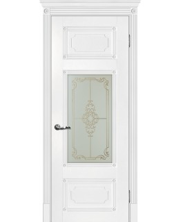 Дверь Флоренция-3 Белый со стеклом