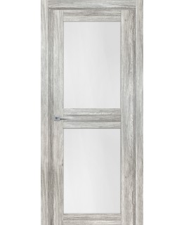 Дверь PSL- 4 Сан-ремо серый со стеклом