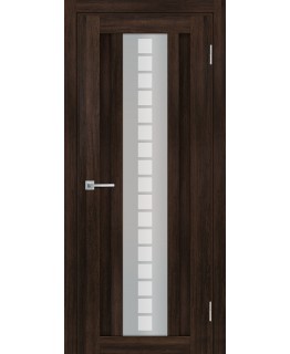 Дверь PSL-16 Сан-ремо шоколад со стеклом