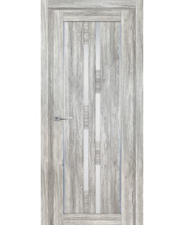 Дверь PSL-33 Сан-ремо серый со стеклом