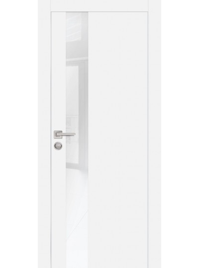 Дверь PX-10  AL кромка с 2-х ст. Белый