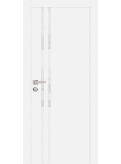 Дверь PX-11  AL кромка с 2-х ст. Белый