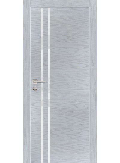 Дверь PX-11  AL кромка с 2-х ст. Дуб скай серый