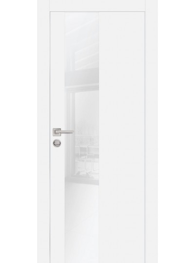 Дверь PX-6  AL кромка с 2-х ст. Белый