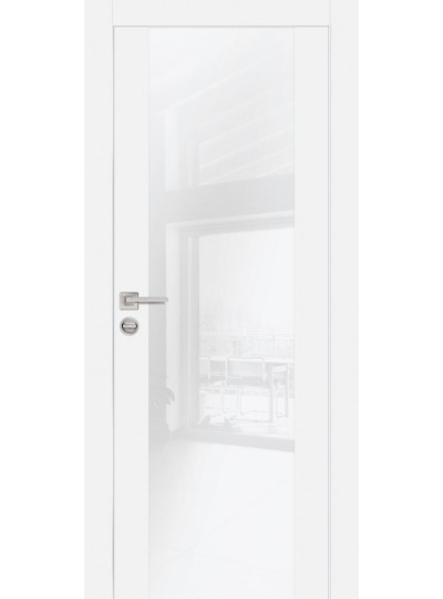 Дверь PX-7 AL кромка с 2-х ст. Белый