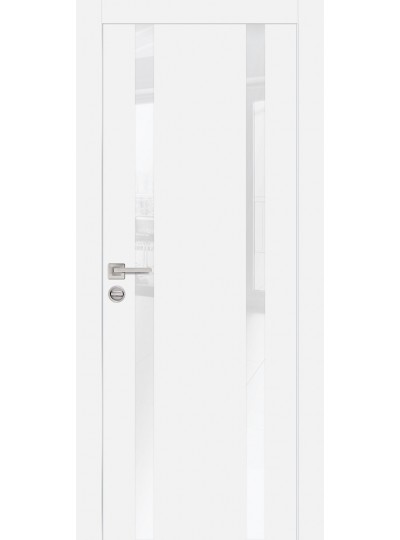 Дверь PX-9  AL кромка с 2-х ст. Белый