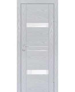 Дверь PSM-12 Дуб скай серый со стеклом