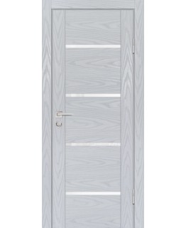 Дверь PSM-7 Дуб скай серый со стеклом