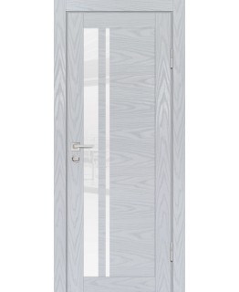 Дверь PSM-8 Дуб скай серый со стеклом