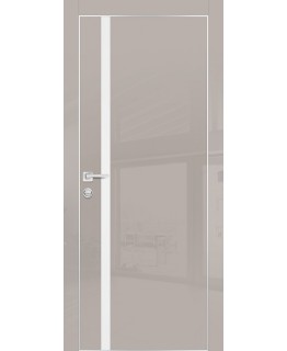 Дверь HGX-8 Латте глянец со стеклом