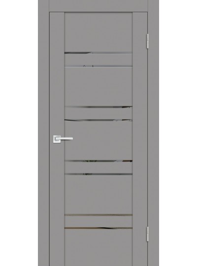 Дверь PST-1 серый бархат