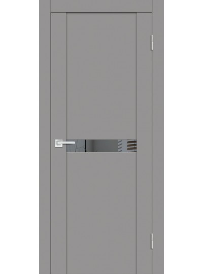 Дверь PST-3 серый бархат
