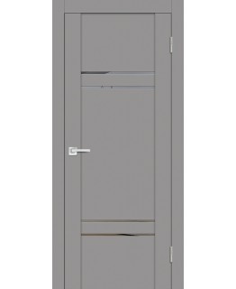 Дверь PST-5 серый бархат со стеклом