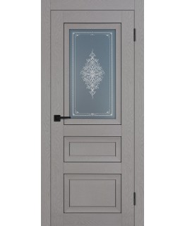 Дверь PST-29 серый ясень со стеклом