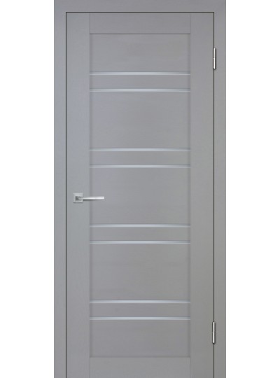 Дверь Деко-19 nanotex soft серый тик