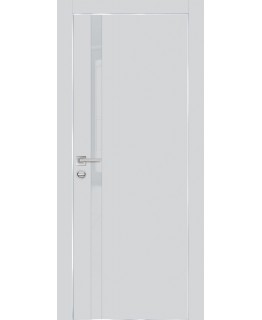 Дверь PX-8  AL кромка с 4-х ст. Агат со стеклом