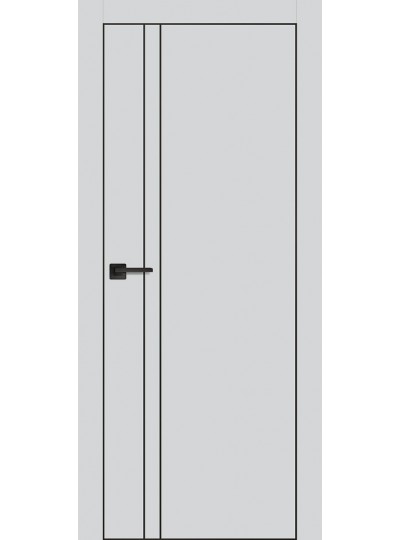 Дверь PX-20  черная кромка с 4-х ст. Агат