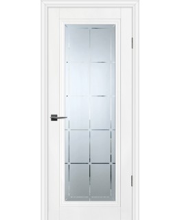 Дверь PSC-35 Белый со стеклом