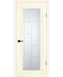 Дверь PSC-35 Магнолия со стеклом